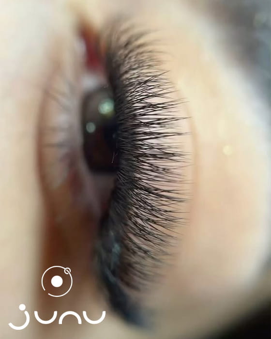 خدمات اکستنشن مژه در سالن جونو
