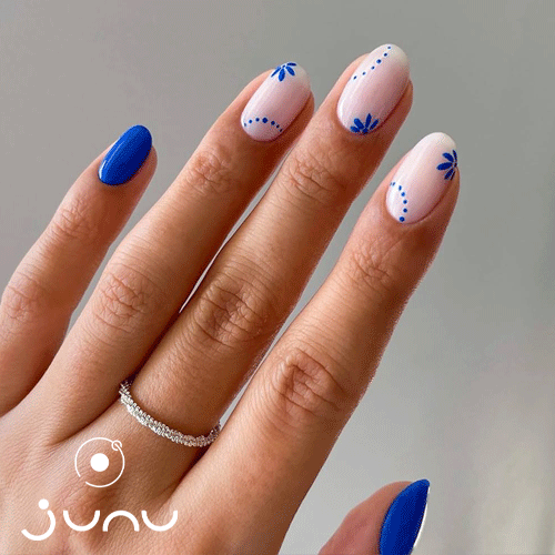 لاک رنگ آبی کبالت