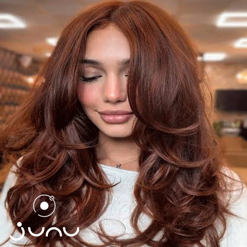رنگ مو قهوه ای دارچینی