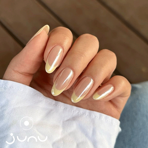 لاک رنگ زرد کره ای