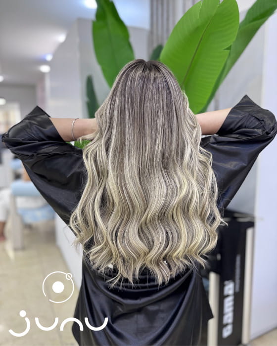 بالیاژ مو در سالن جونو